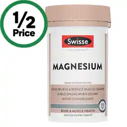 Woolworths Swisse Ultiboost Magnesium Tablets Pk 200 offer