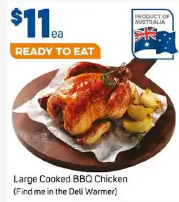 Foodland Large Cooked BBQ Chicken offer