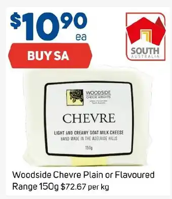 Foodland Woodside Chevre Plain or Flavoured offer