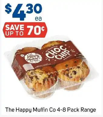 Foodland The Happy Muffin Co 4-8 Pack offer