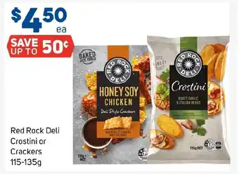 Foodland Red Rock Deli Crostini or Crackers offer