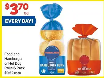 Foodland Foodland Hamburger or Hot Dog Rolls offer