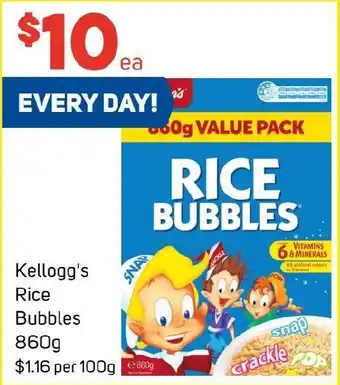 Foodland Kellogg's Rice Bubbles offer