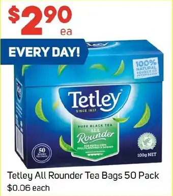 Foodland Tetley All Rounder Tea Bags offer