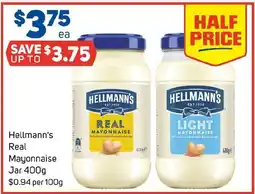 Foodland Hellmann's Real Mayonnaise Jar offer