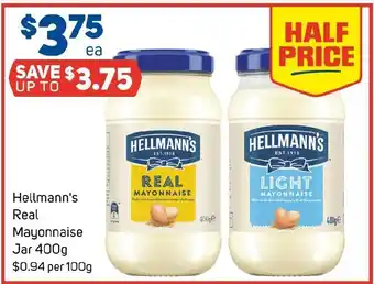 Foodland Hellmann's Real Mayonnaise Jar offer