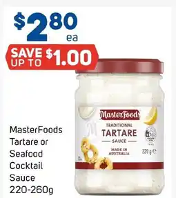 Foodland MasterFoods Tartare or Seafood Cocktail Sauce offer