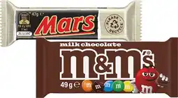 IGA Mars Medium Bars 44‑56g, M&M’s 35‑49g or Skittles 30g Selected Varieties offer