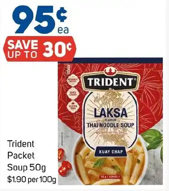 Foodland Trident Packet Soup offer