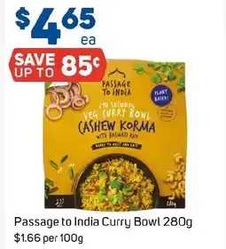 Foodland Passage to India Curry Bowl offer