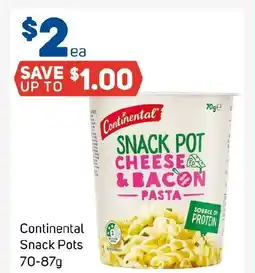 Foodland Continental Snack Pots offer