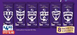 Foodland Cadbury Block Chocolate 160-190g offer