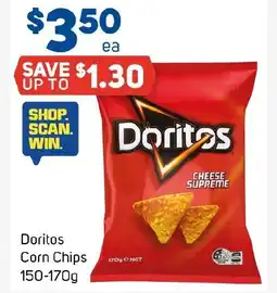 Foodland Doritos Corn Chips 150-170g offer