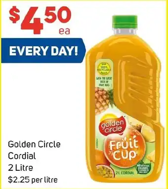 Foodland Golden Circle Cordial offer