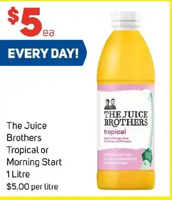 Foodland The Juice Brothers Tropical or Morning Start offer