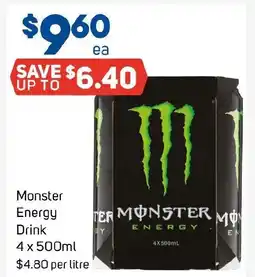 Foodland Monster Energy Drink offer