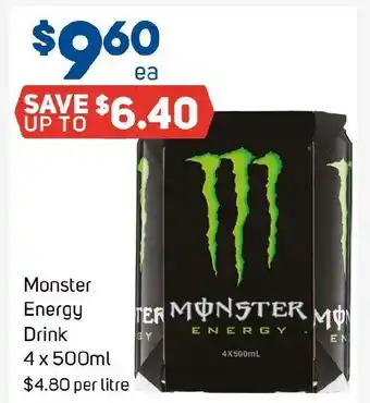 Foodland Monster Energy Drink offer