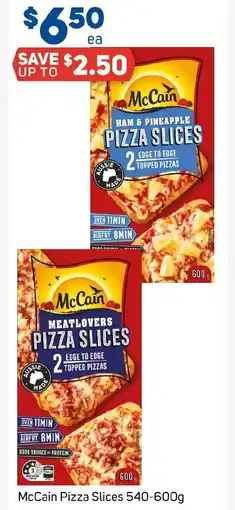 Foodland McCain Pizza Slices 540-600g offer