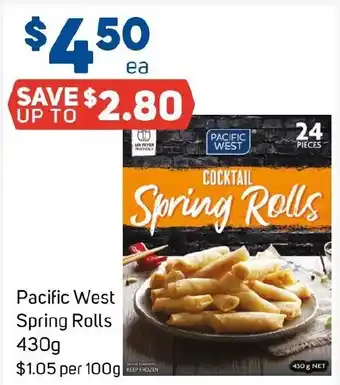 Foodland Pacific West Spring Rolls offer