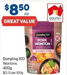 Foodland Dumpling 100 Wontons offer