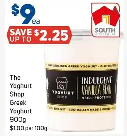 Foodland The Yoghurt Shop Greek offer