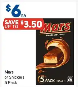 Foodland Mars or Snickers offer