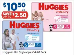 Foodland Huggies Ultra Dry Nappies offer