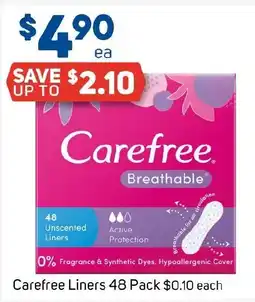 Foodland Carefree Liners offer