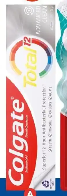 Foodland Colgate Total Advanced Toothpaste offer