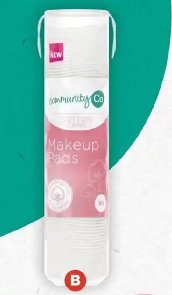 Foodland B. Community Co Make Up Pads 80 Pack offer