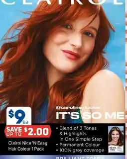 Foodland Clairol Nice 'N Easy Hair Colour offer