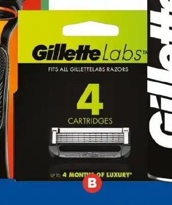 Foodland Gillette Labs Razor Cartridges 4 Pack offer