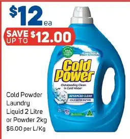 Foodland Cold Powder Laundry Liquid or Powder offer