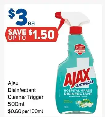 Foodland Ajax Disinfectant Cleaner Trigger offer