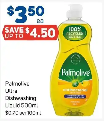 Foodland Palmolive Ultra Dishwashing Liquid 500ml offer