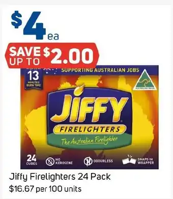 Foodland Jiffy Firelighters offer