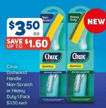 Foodland Chux Dishwand Handle Non-Scratch or Heavy Duty offer