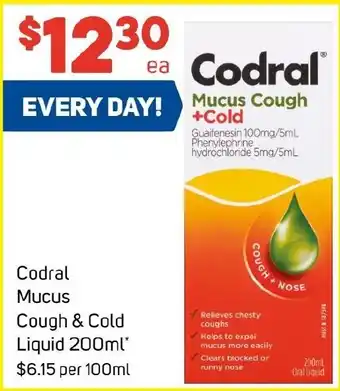 Foodland Codral Mucus Cough & Cold Liquid offer