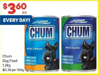 Foodland Chum Dog Food offer