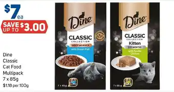 Foodland Dine Classic Cat Food Multipack offer