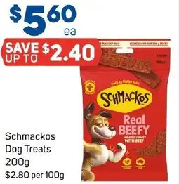 Foodland Schmackos Dog Treats offer