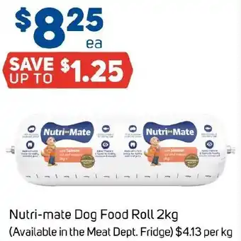 Foodland Nutri-mate Dog Food Roll offer