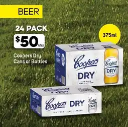 Foodland Coopers Dry Cans or Bottles offer