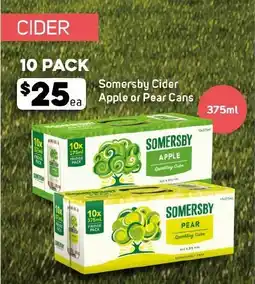 Foodland Somersby Cider  Apple or Pear Cans offer