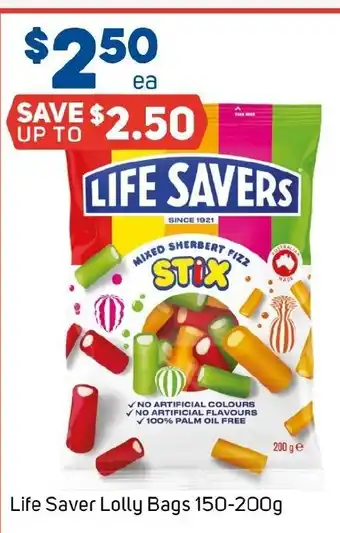 Foodland Life Saver Lolly Bags 150-200g offer