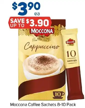 Foodland Moccona Coffee Sachets 8-10 Pack offer