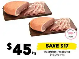 Drakes Australian Prosciutto offer