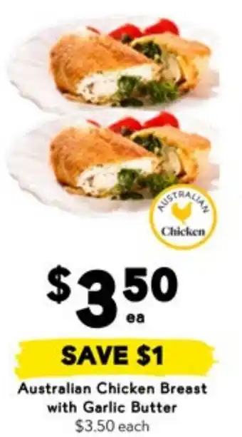 Drakes Australian Chicken Breast with Garlic Butter offer