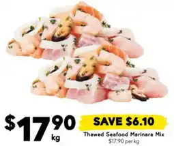 Drakes Thawed Seafood Marinara Mix offer