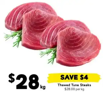 Drakes Thawed Tuna Steaks offer